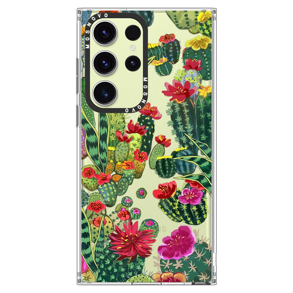 Cactus Garden Phone Case - Samsung Galaxy S23 Ultra Case - MOSNOVO