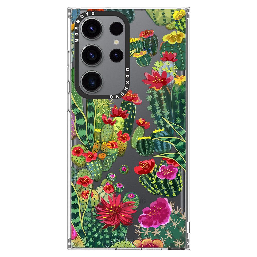 Cactus Garden Phone Case - Samsung Galaxy S23 Ultra Case - MOSNOVO