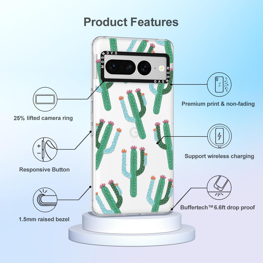 Cactus Phone Case - Google Pixel 7 Pro Case - MOSNOVO