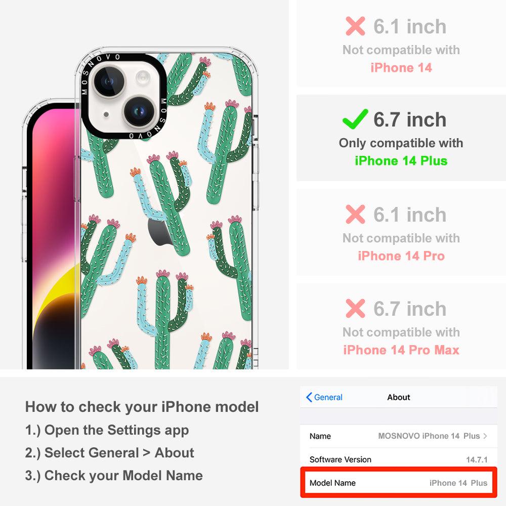 Cactus Phone Case - iPhone 14 Plus Case - MOSNOVO