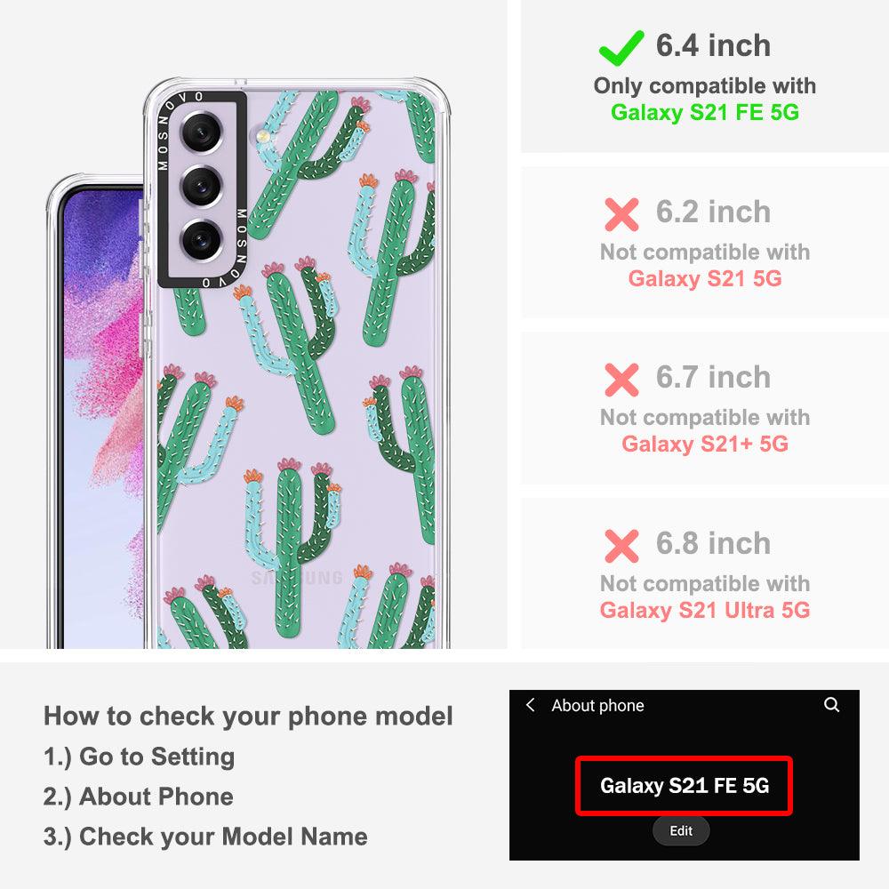 Cactus Phone Case - Samsung Galaxy S21 FE Case - MOSNOVO