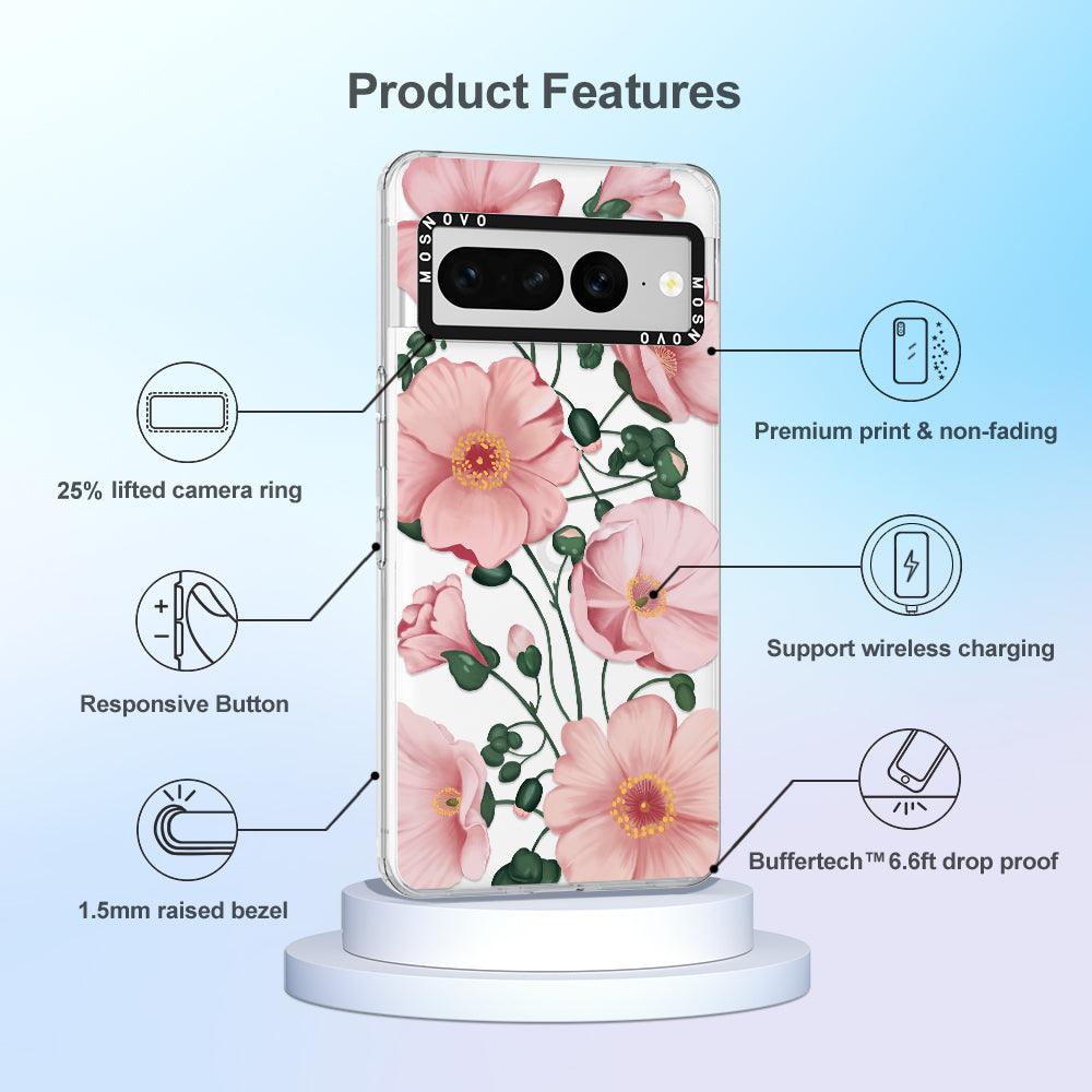 Calandrinia Phone Case - Google Pixel 7 Pro Case - MOSNOVO