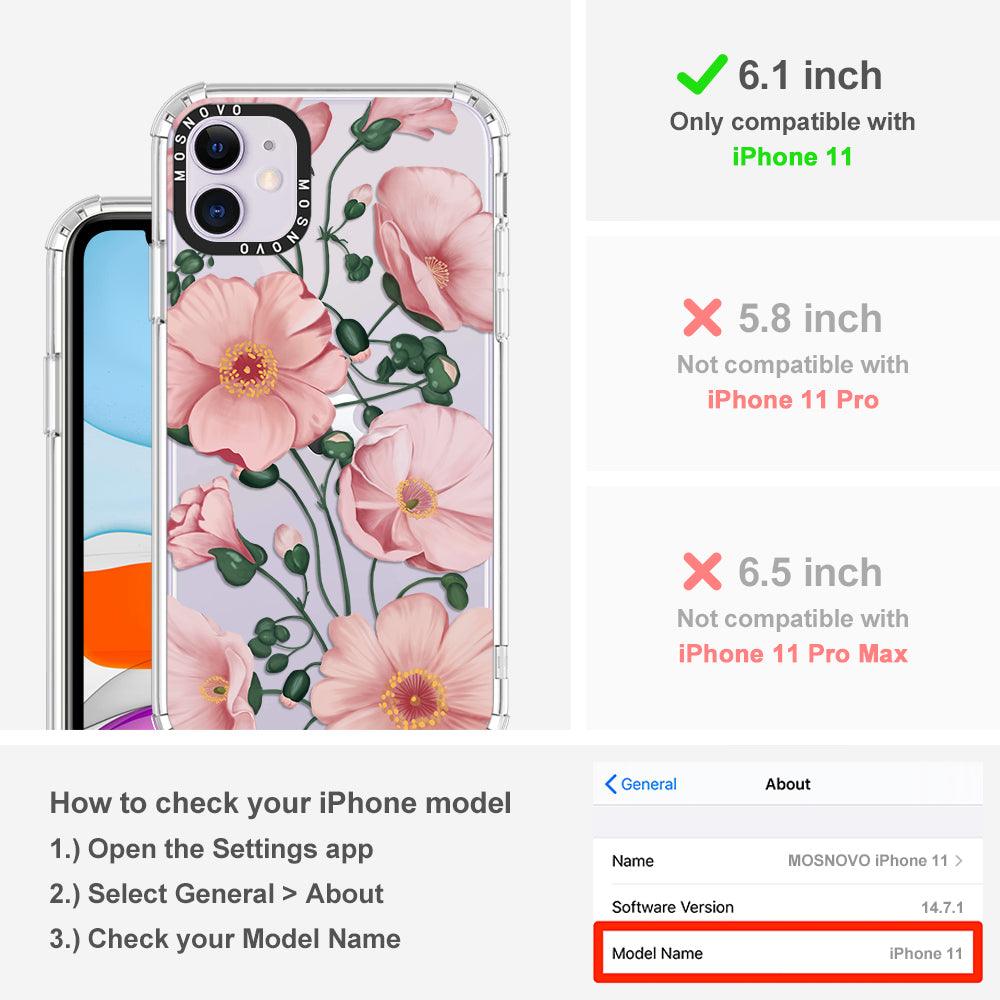 Calandrinia Phone Case - iPhone 11 Case - MOSNOVO