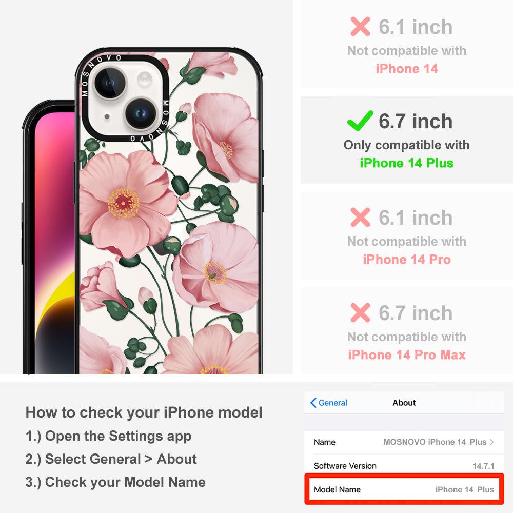 Calandrinia Phone Case - iPhone 14 Plus Case - MOSNOVO