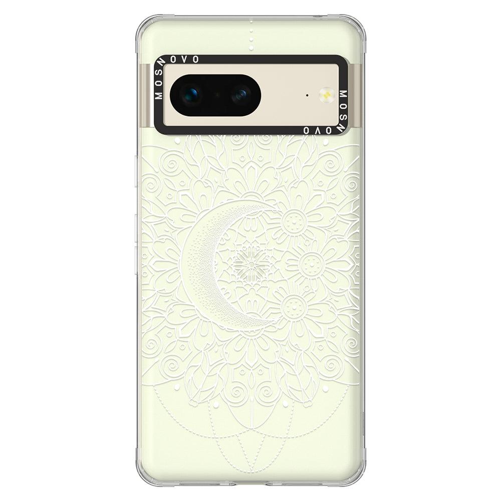 Celestial Moon Mandala Phone Case - Google Pixel 7 Case - MOSNOVO