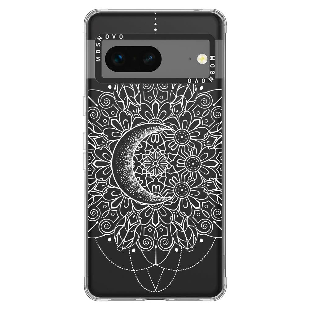 Celestial Moon Mandala Phone Case - Google Pixel 7 Case - MOSNOVO