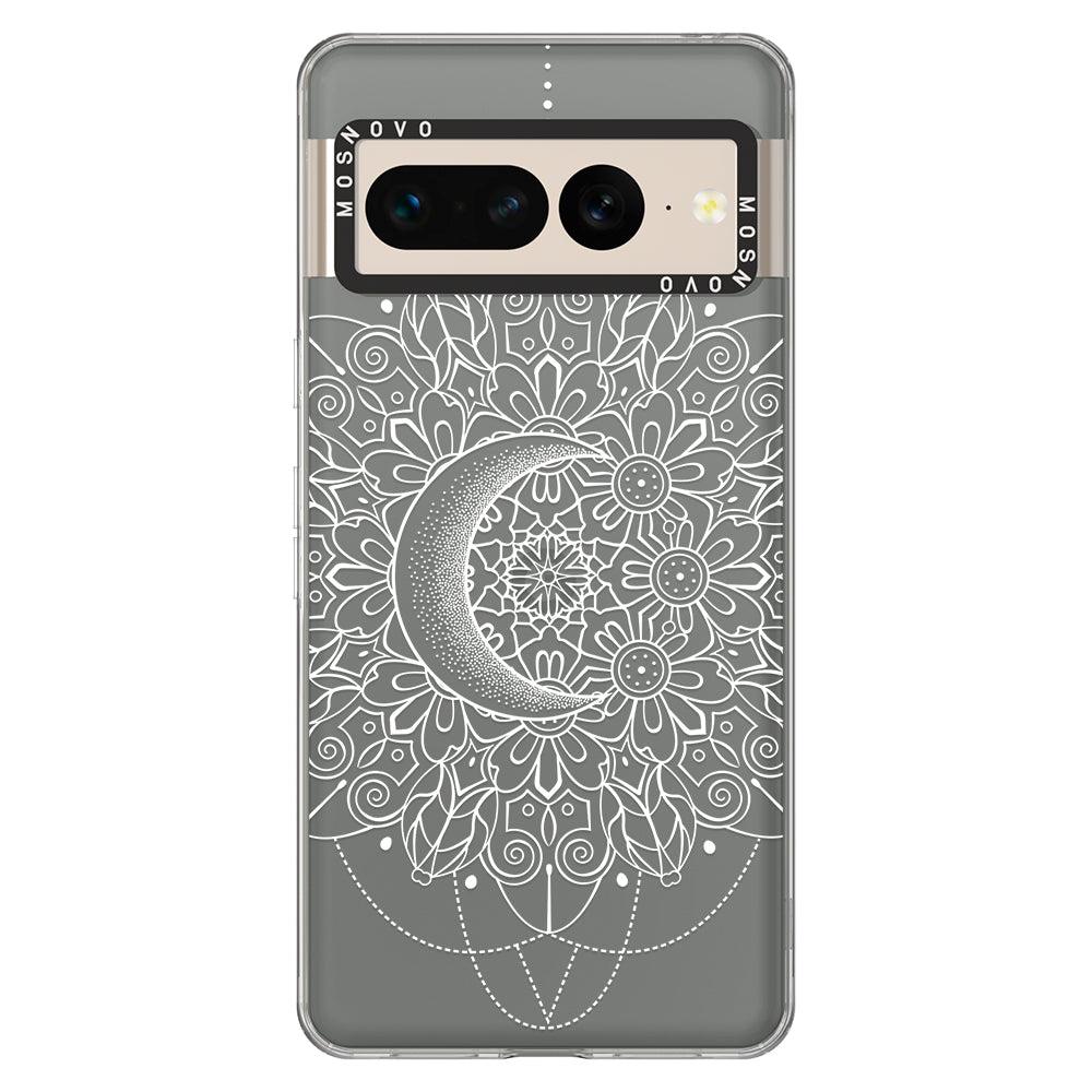 Celestial Moon Mandala Phone Case - Google Pixel 7 Pro Case - MOSNOVO