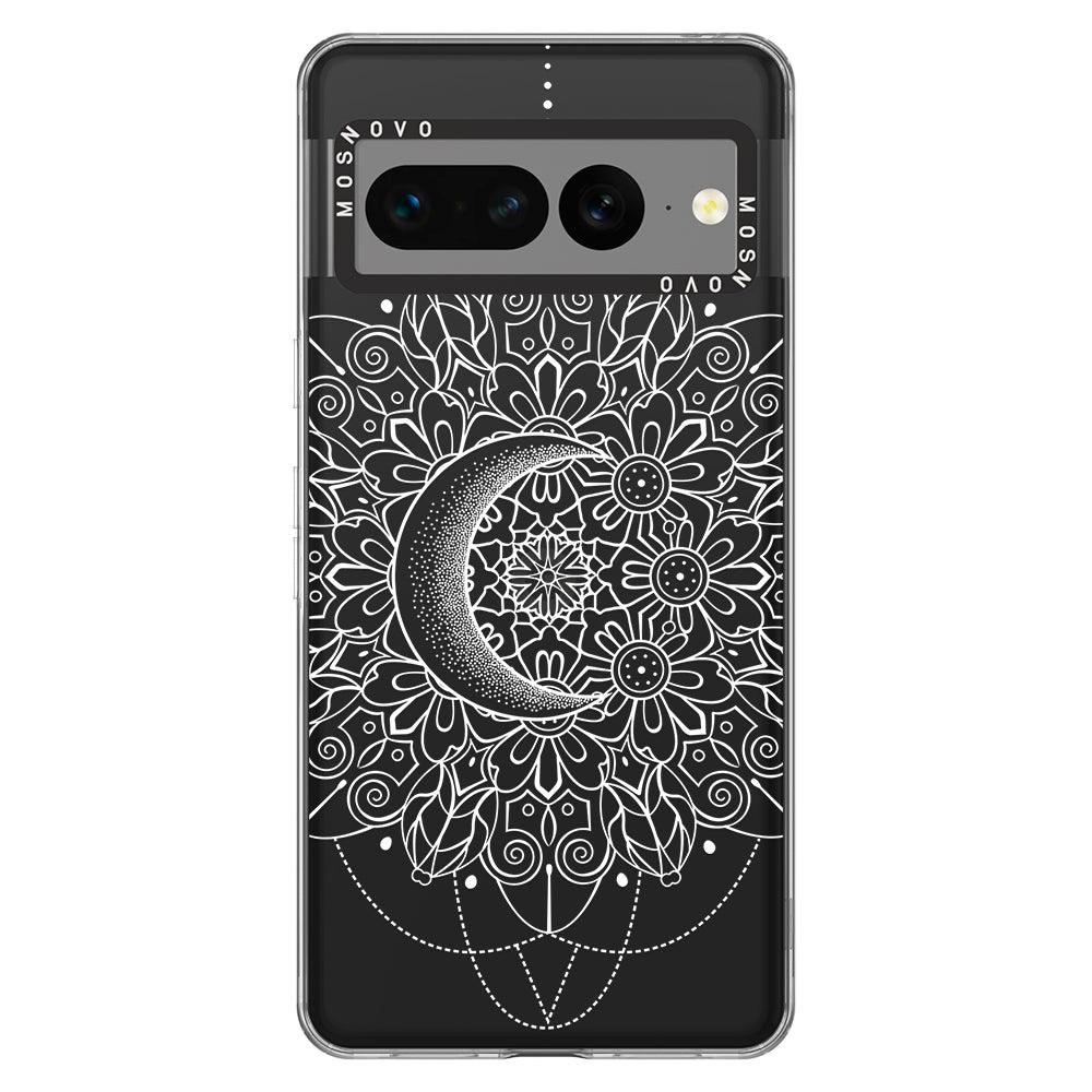 Celestial Moon Mandala Phone Case - Google Pixel 7 Pro Case - MOSNOVO