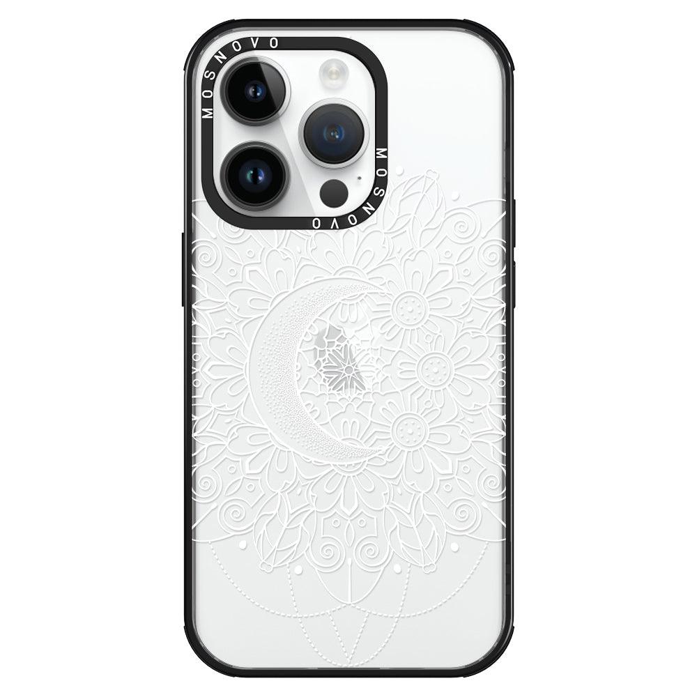 Celestial Moon Mandala Phone Case - iPhone 14 Pro Case - MOSNOVO