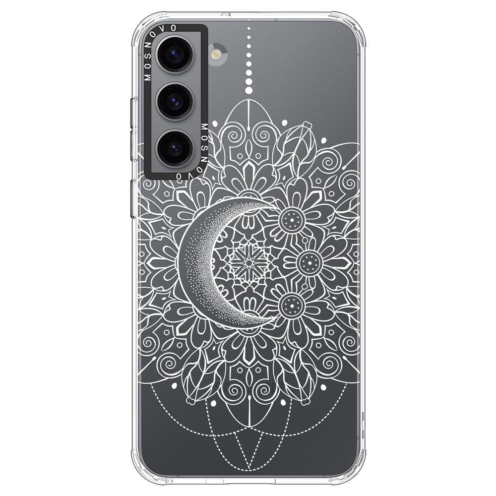 Celestial Moon Mandala Phone Case - Samsung Galaxy S23 Case - MOSNOVO