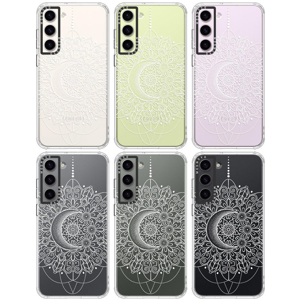 Celestial Moon Mandala Phone Case - Samsung Galaxy S23 Case - MOSNOVO