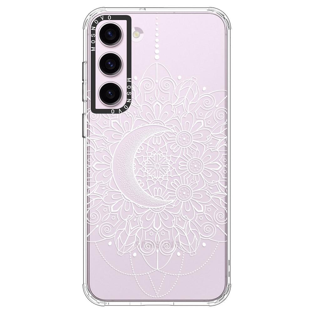 Celestial Moon Mandala Phone Case - Samsung Galaxy S23 Plus Case - MOSNOVO