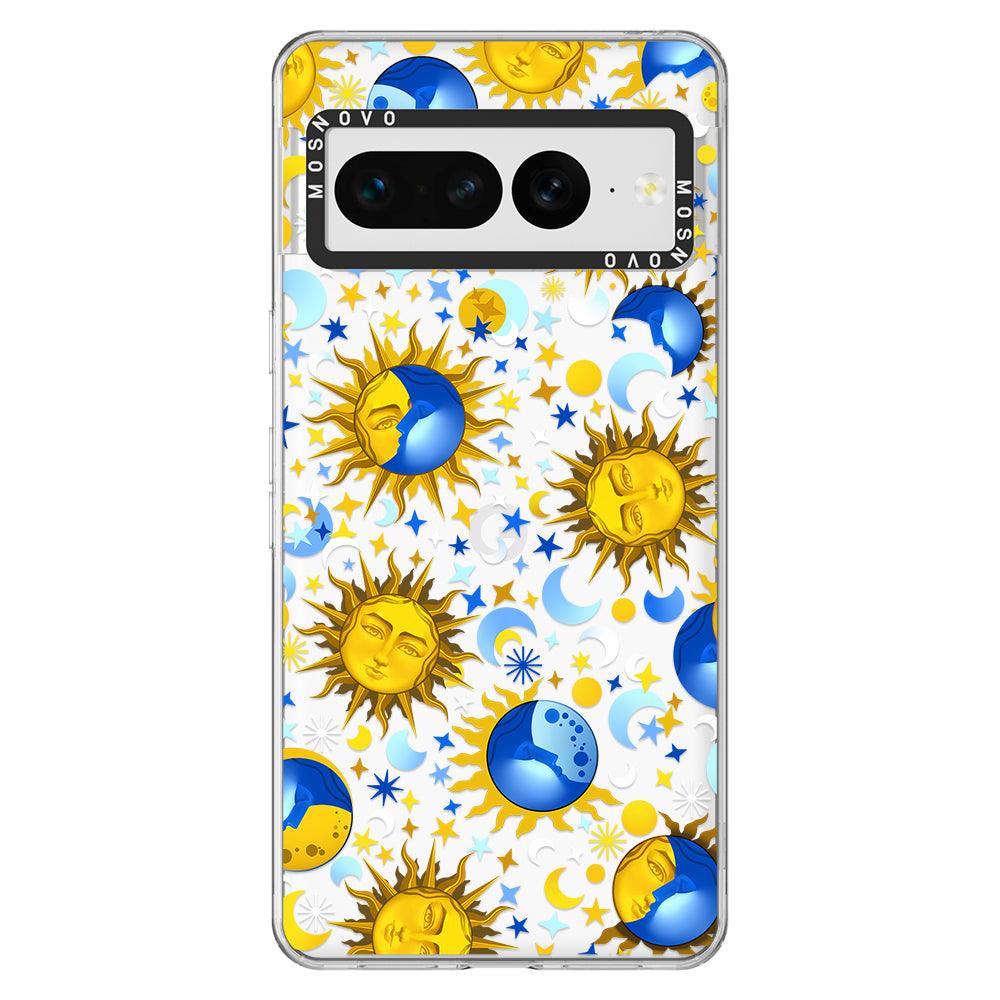 Celestial Sun Moon Phone Case - Google Pixel 7 Pro Case