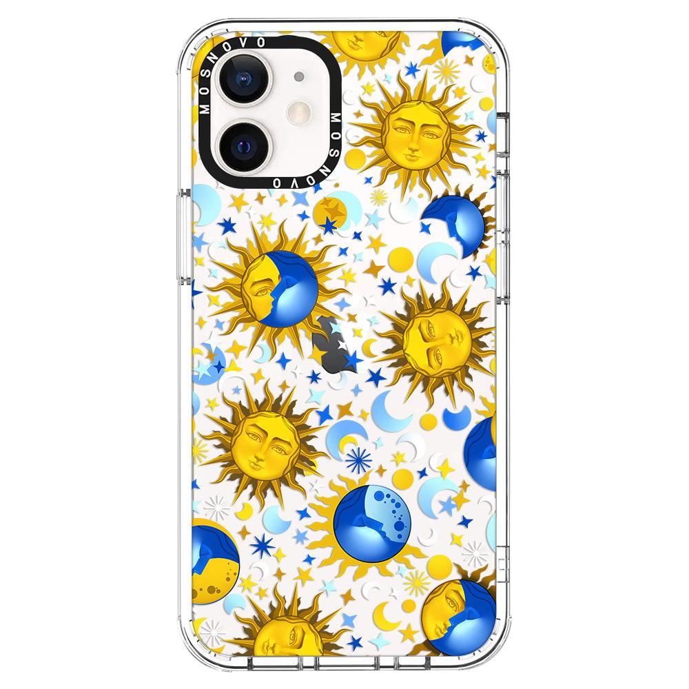 Sun and Moon Phone Case - iPhone 12 Case - MOSNOVO