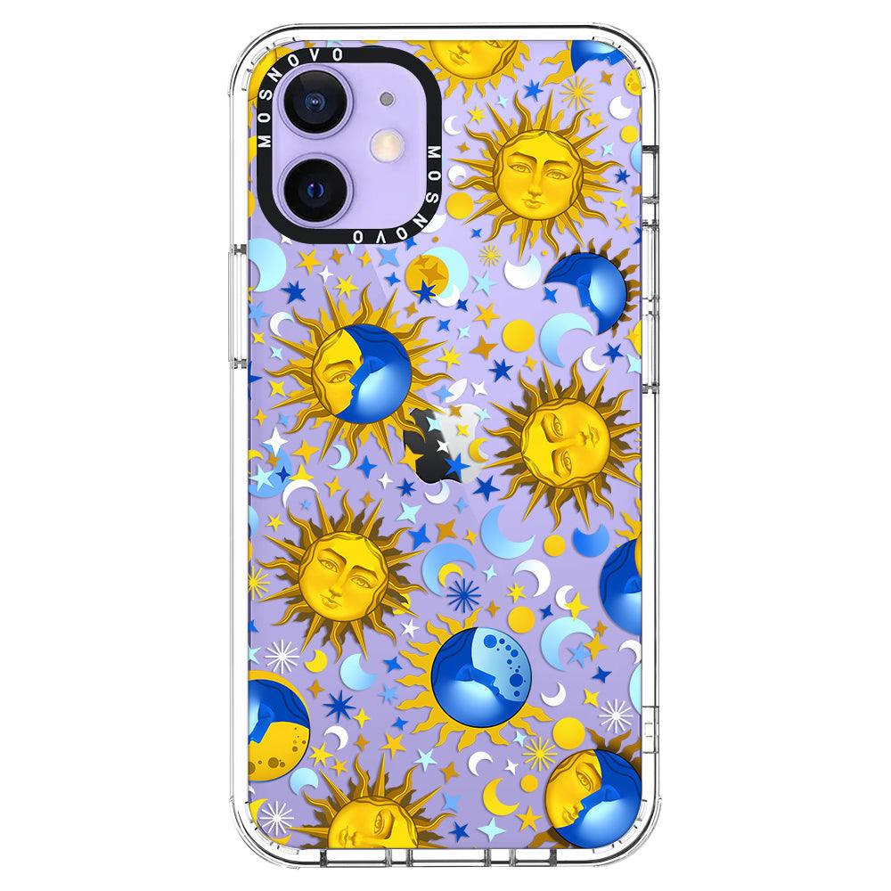 Sun and Moon Phone Case - iPhone 12 Case - MOSNOVO