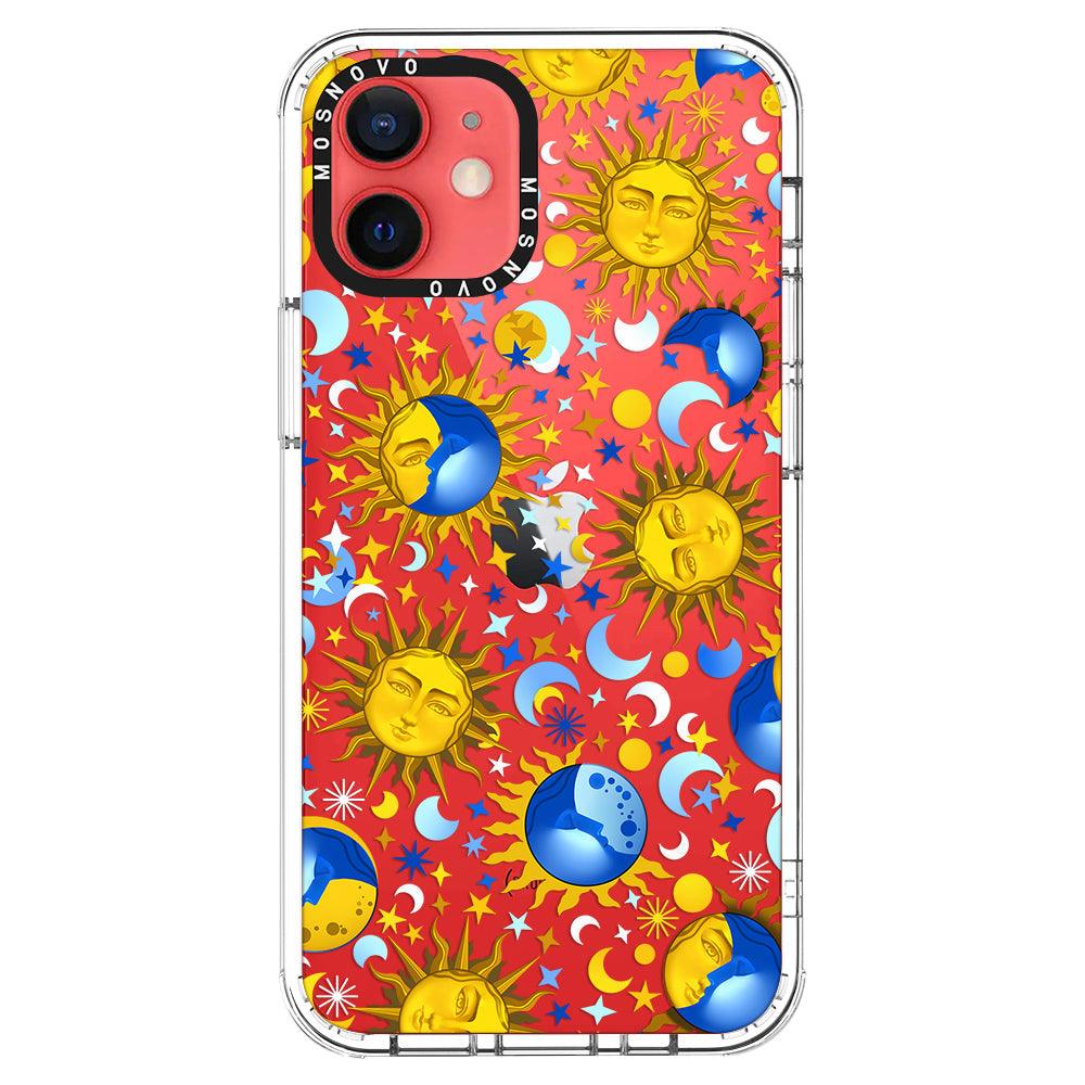 Sun and Moon Phone Case - iPhone 12 Case - MOSNOVO