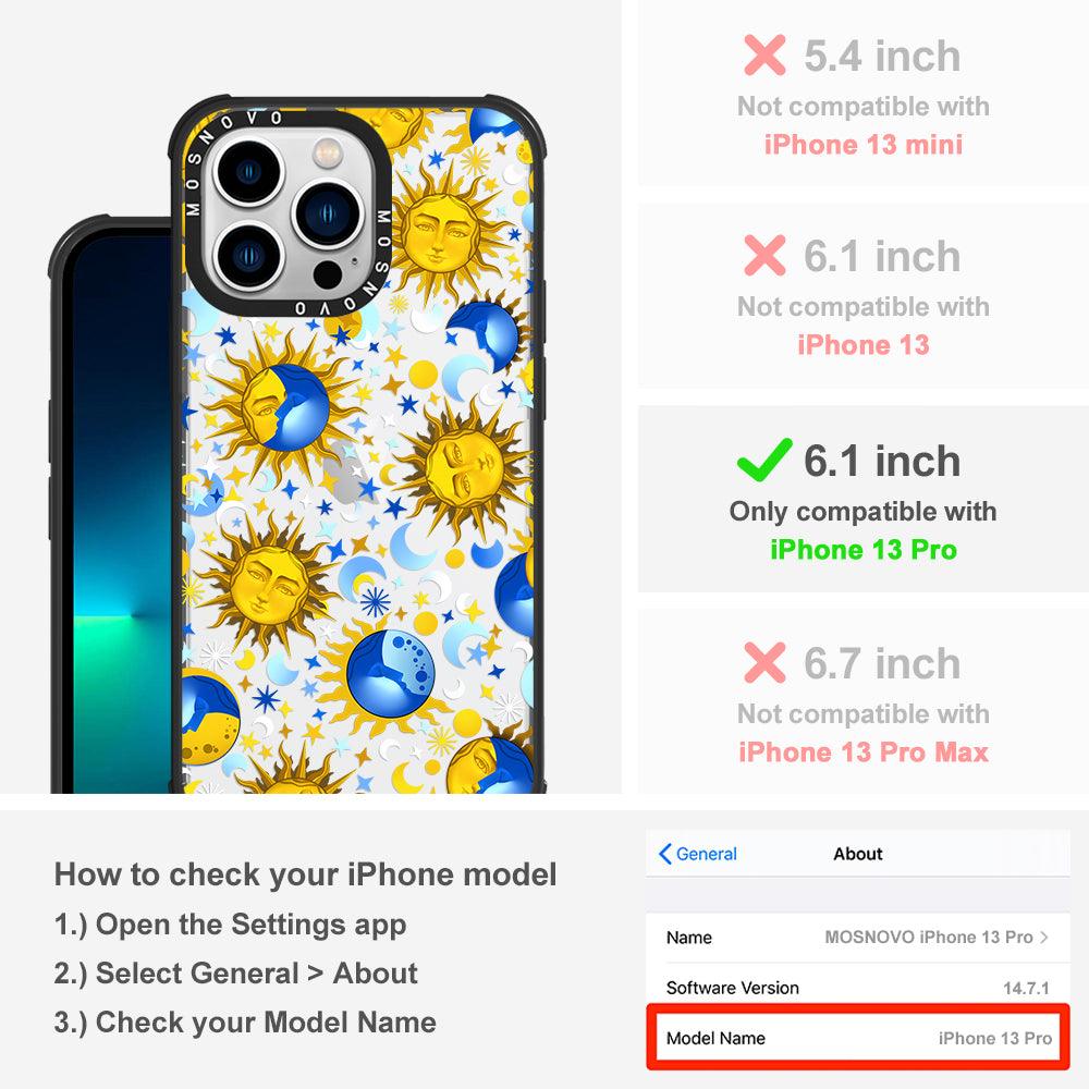 Sun and Moon Phone Case - iPhone 13 Pro Case - MOSNOVO
