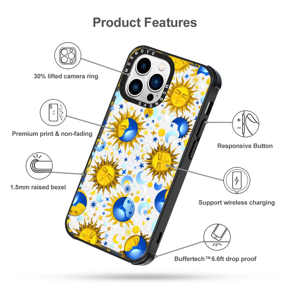 Sun and Moon Phone Case - iPhone 13 Pro Case - MOSNOVO