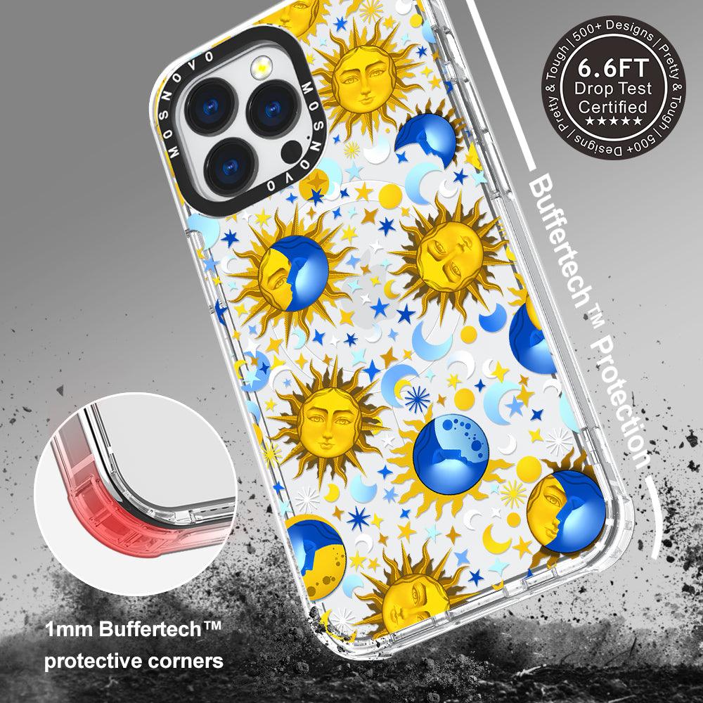 Sun and Moon Phone Case - iPhone 13 Pro Case - MOSNOVO