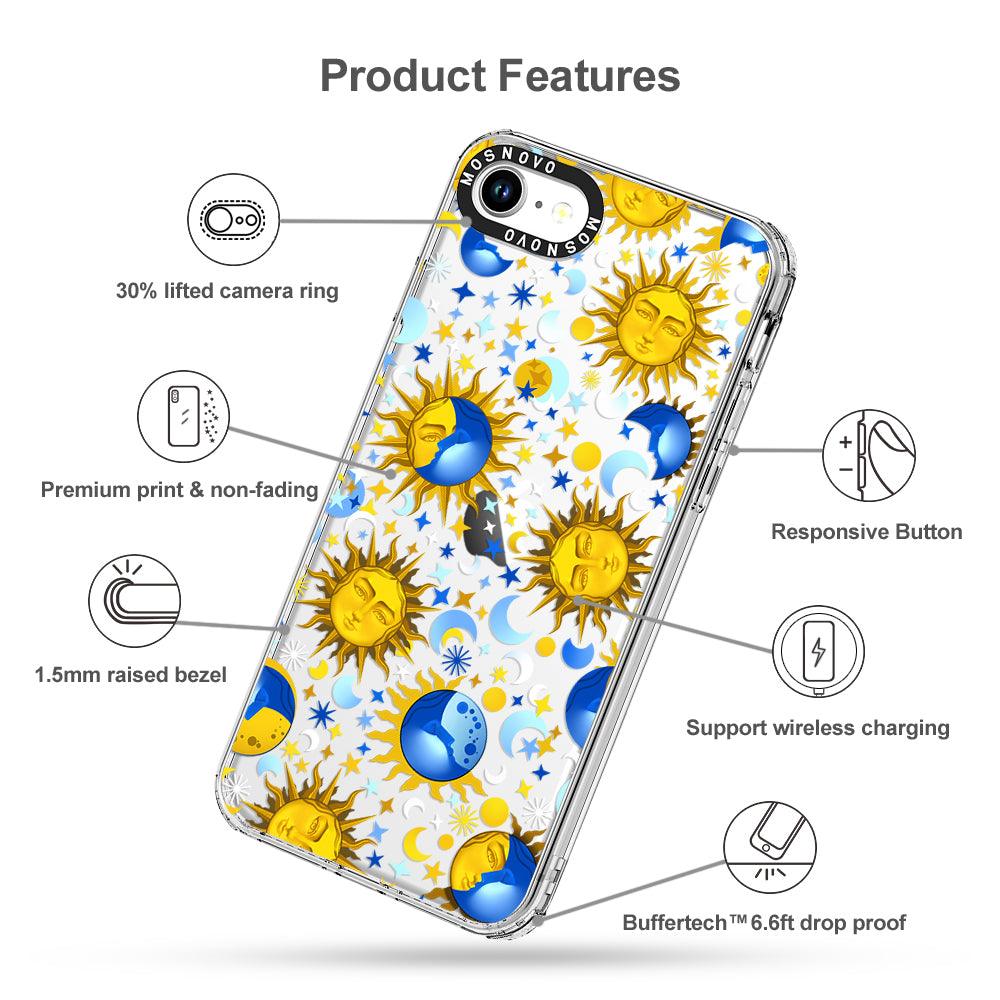 Sun and Moon Phone Case - iPhone SE 2020 Case - MOSNOVO