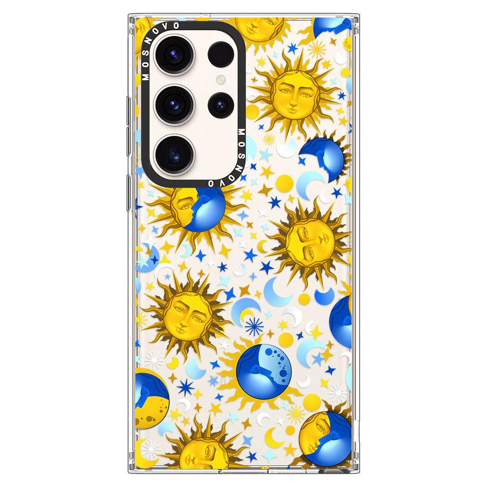 Celestial Sun Moon Phone Case - Samsung Galaxy S23 Ultra Case - MOSNOVO