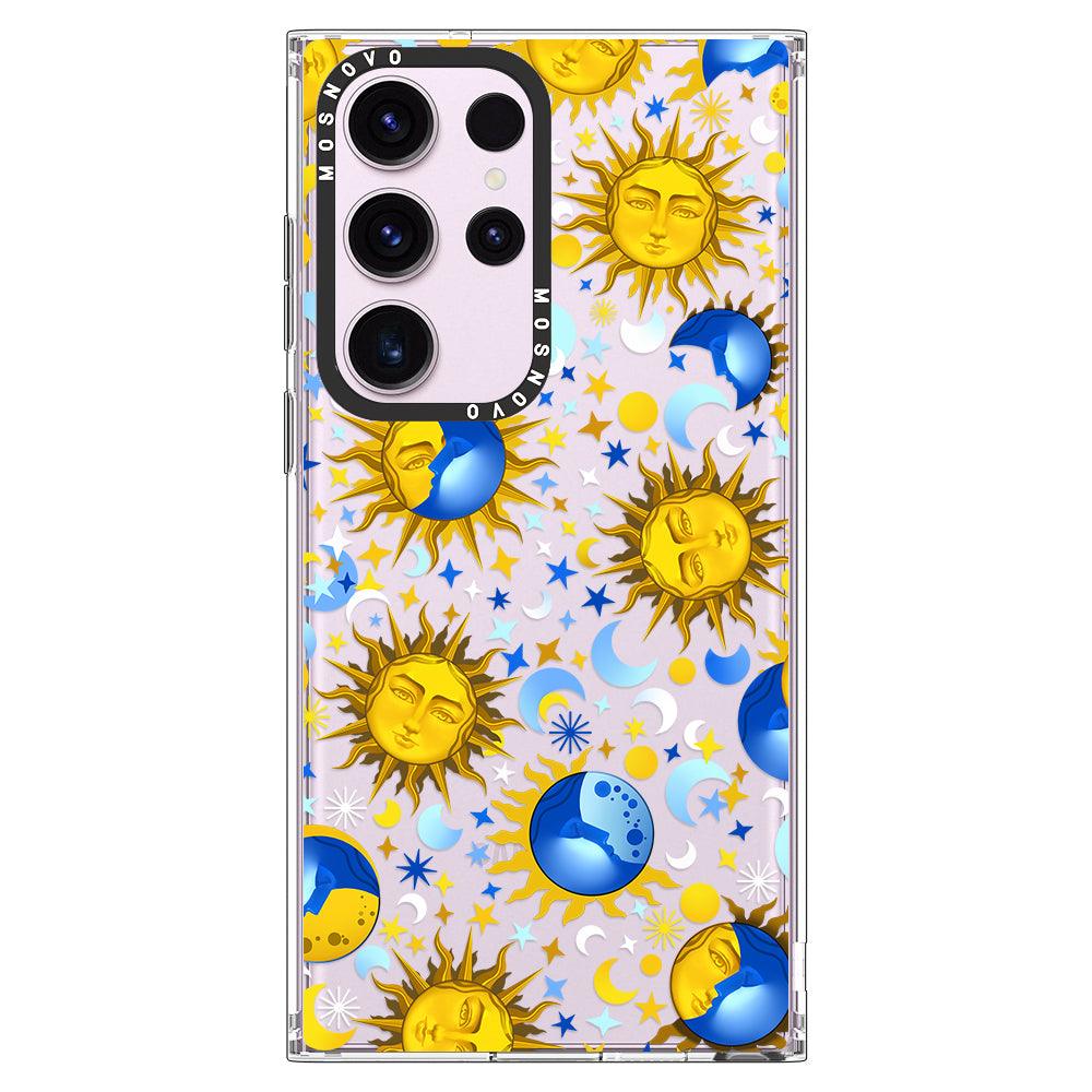 Celestial Sun Moon Phone Case - Samsung Galaxy S23 Ultra Case - MOSNOVO