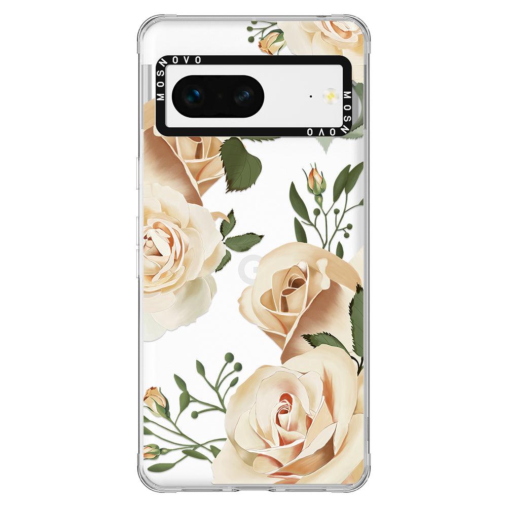 Champagne Rose Phone Case - Google Pixel 7 Case - MOSNOVO