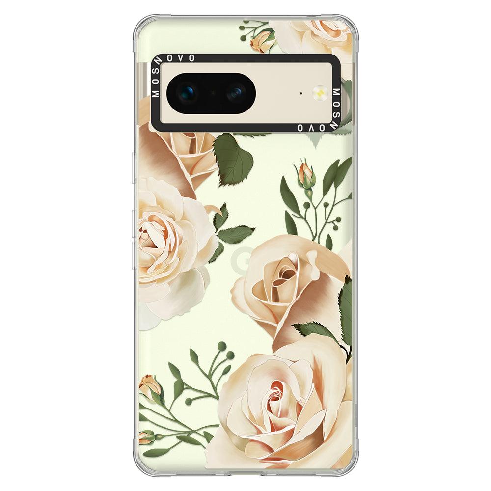 Champagne Rose Phone Case - Google Pixel 7 Case - MOSNOVO