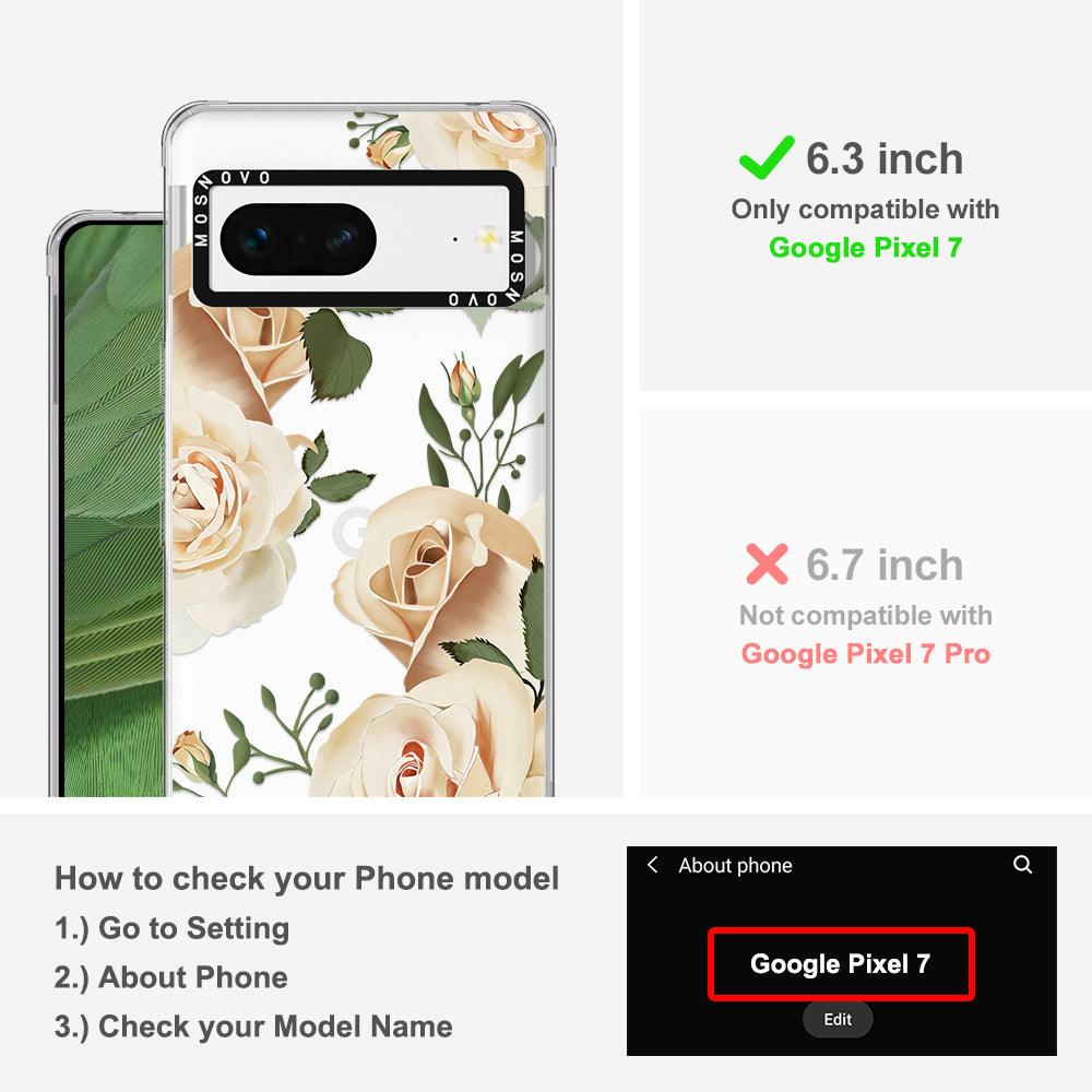 Champagne Rose Phone Case - Google Pixel 7 Case - MOSNOVO