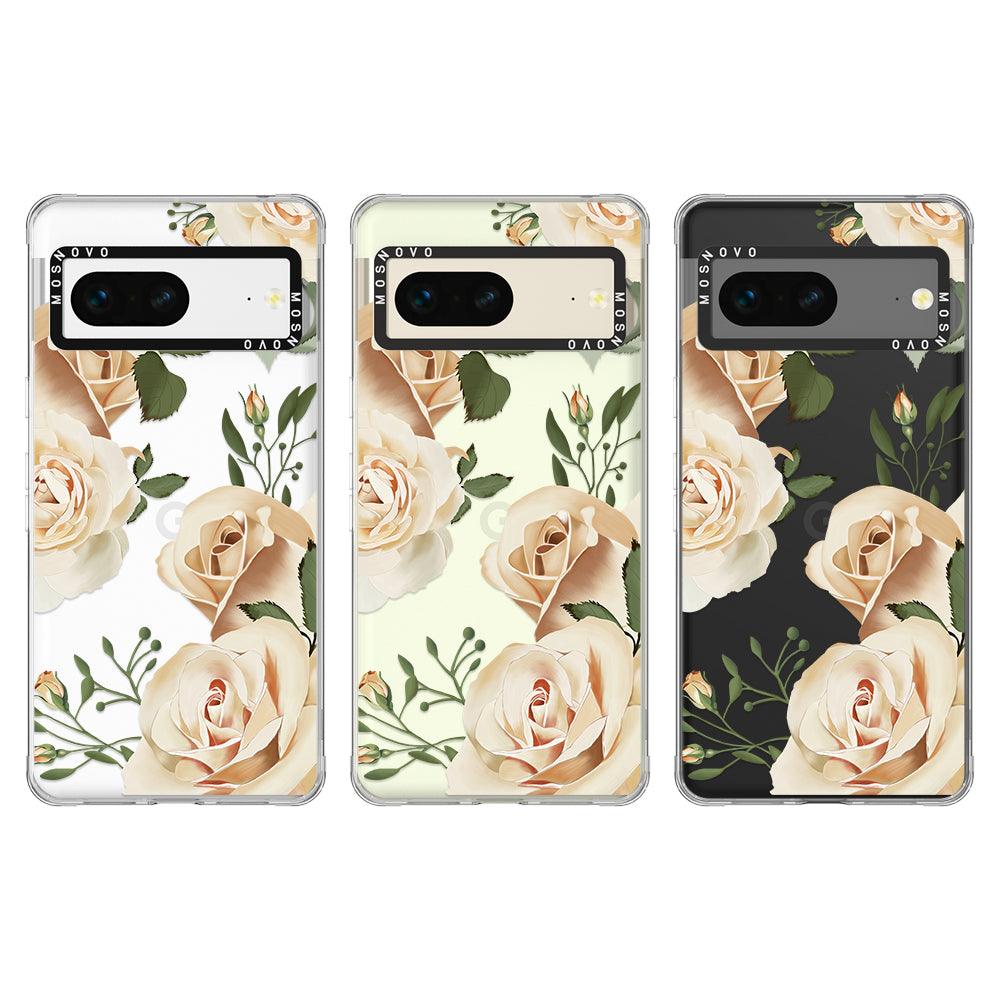 Champagne Rose Phone Case - Google Pixel 7 Case - MOSNOVO