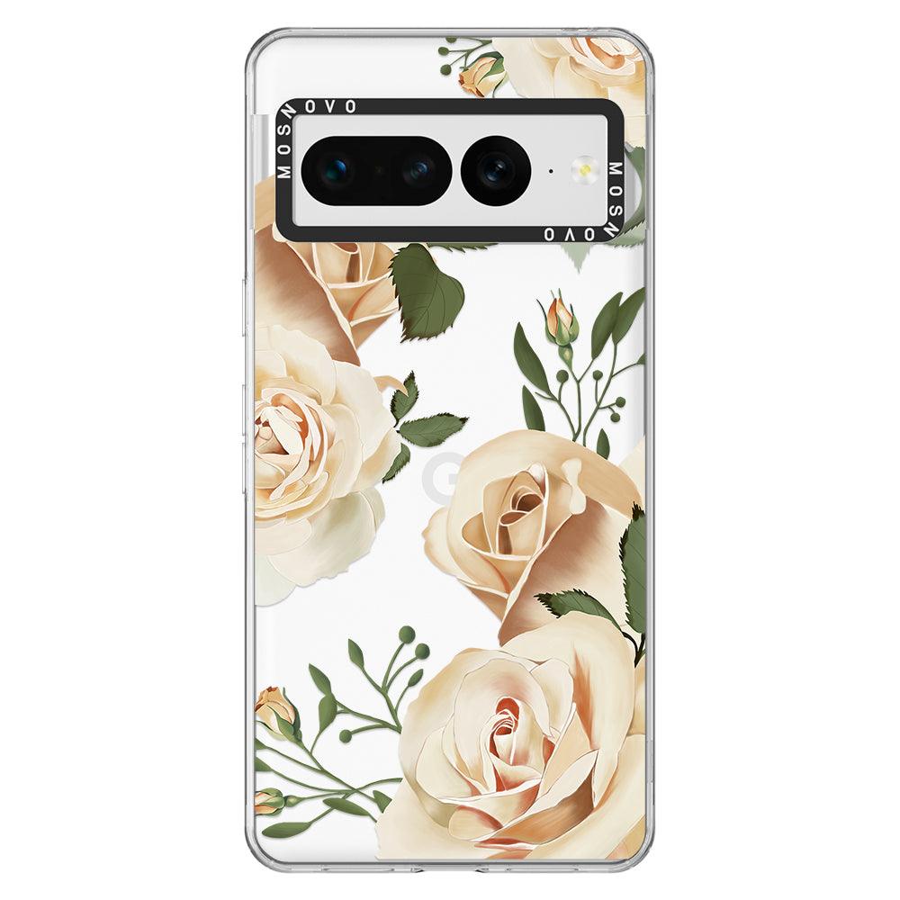 Champagne Rose Phone Case - Google Pixel 7 Pro Case - MOSNOVO