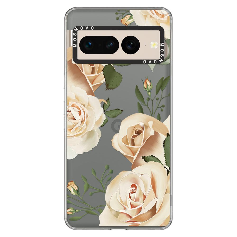 Champagne Rose Phone Case - Google Pixel 7 Pro Case - MOSNOVO