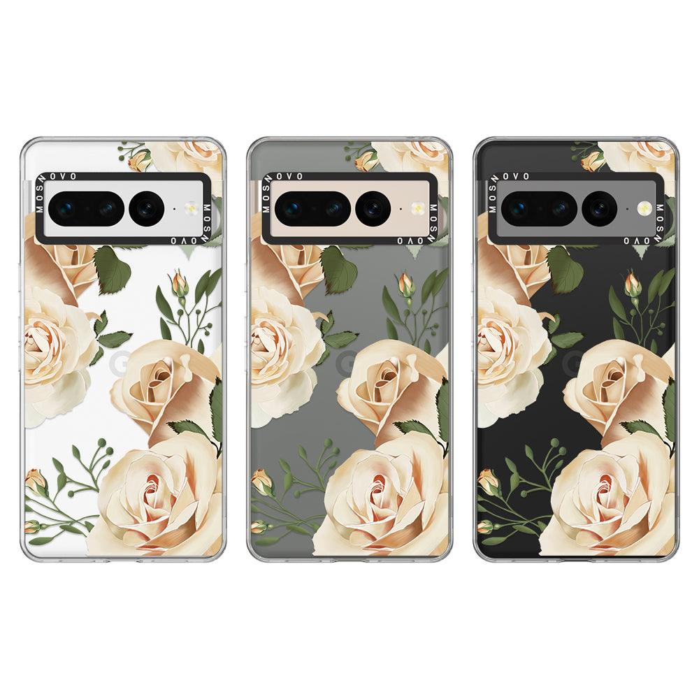 Champagne Rose Phone Case - Google Pixel 7 Pro Case - MOSNOVO