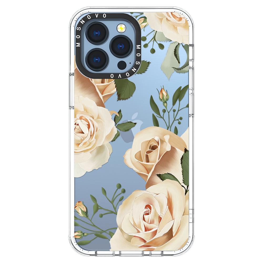 Champagne Roses Phone Case - iPhone 13 Pro Case - MOSNOVO