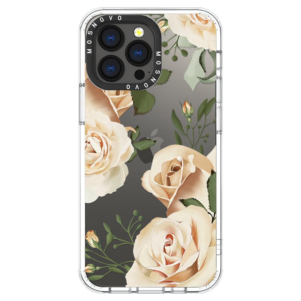 Champagne Roses Phone Case - iPhone 13 Pro Case - MOSNOVO