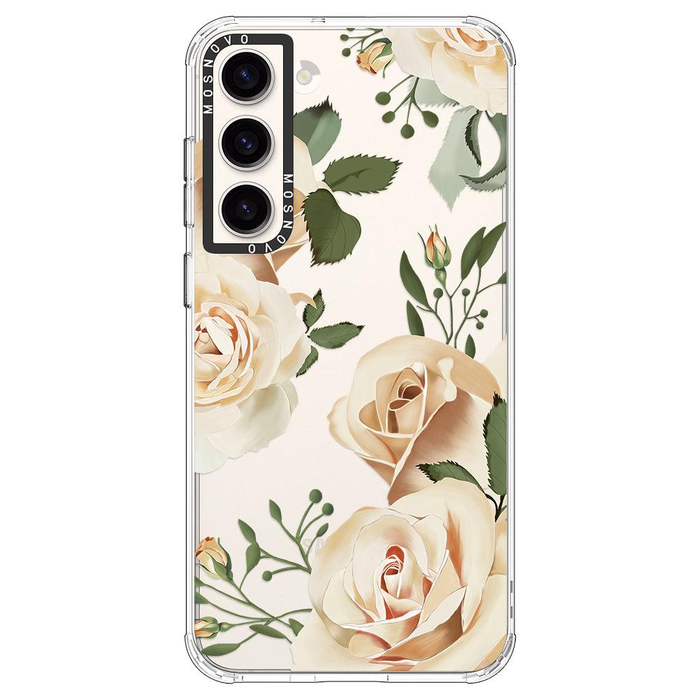 Champagne Rose Phone Case - Samsung Galaxy S23 Plus Case - MOSNOVO