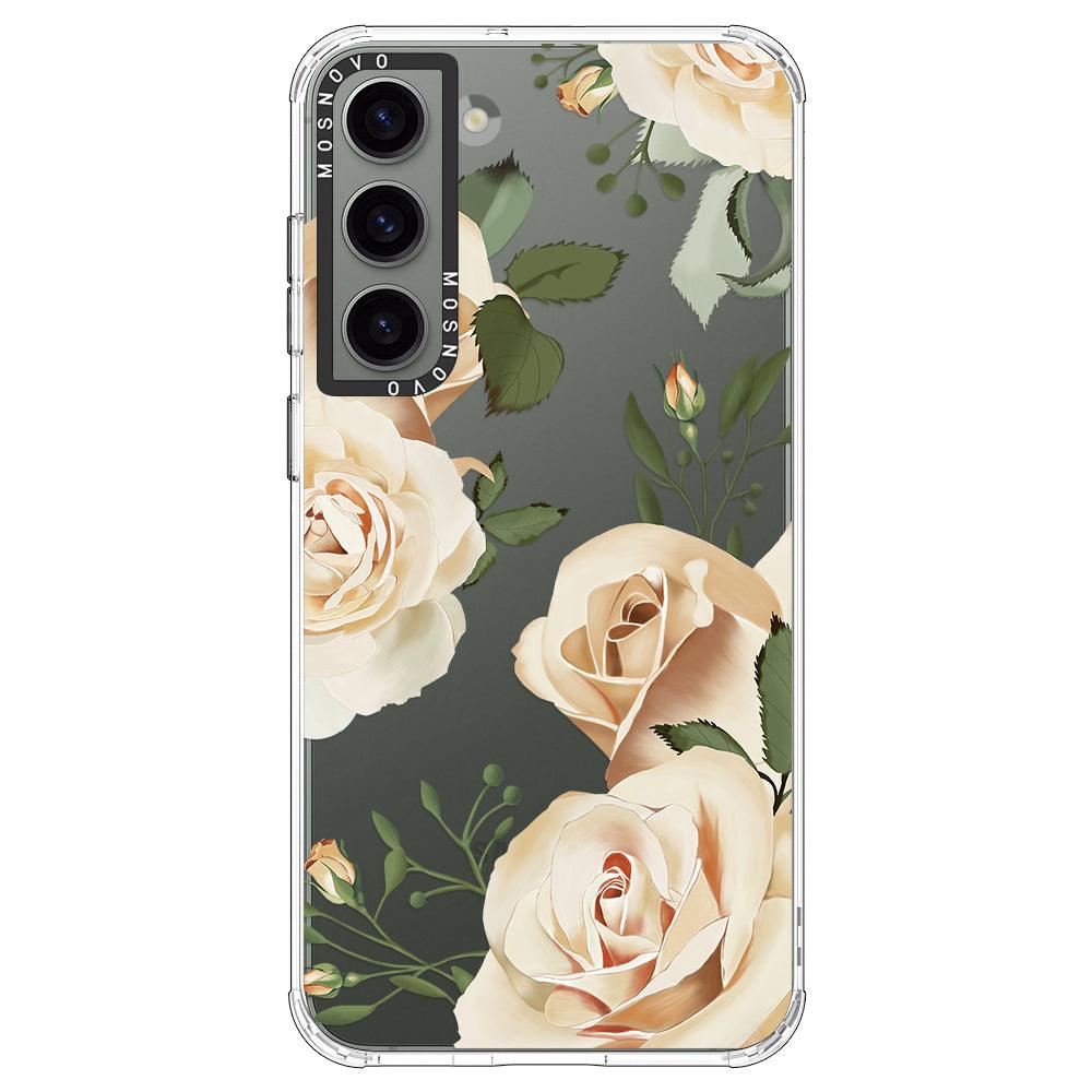 Champagne Rose Phone Case - Samsung Galaxy S23 Plus Case - MOSNOVO