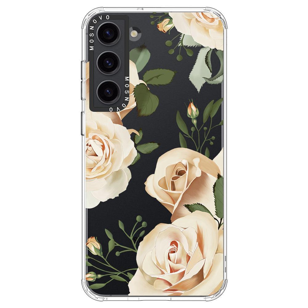 Champagne Rose Phone Case - Samsung Galaxy S23 Plus Case - MOSNOVO