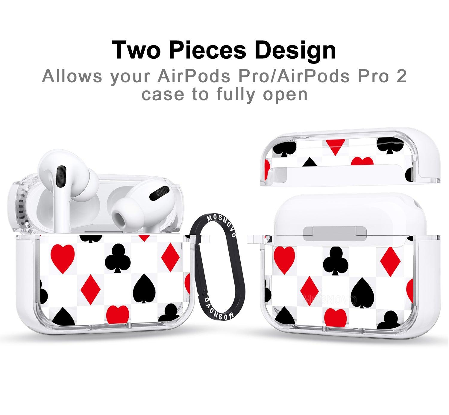 Spades Hearts Diamond AirPods Pro 2 Case (2nd Generation) - MOSNOVO