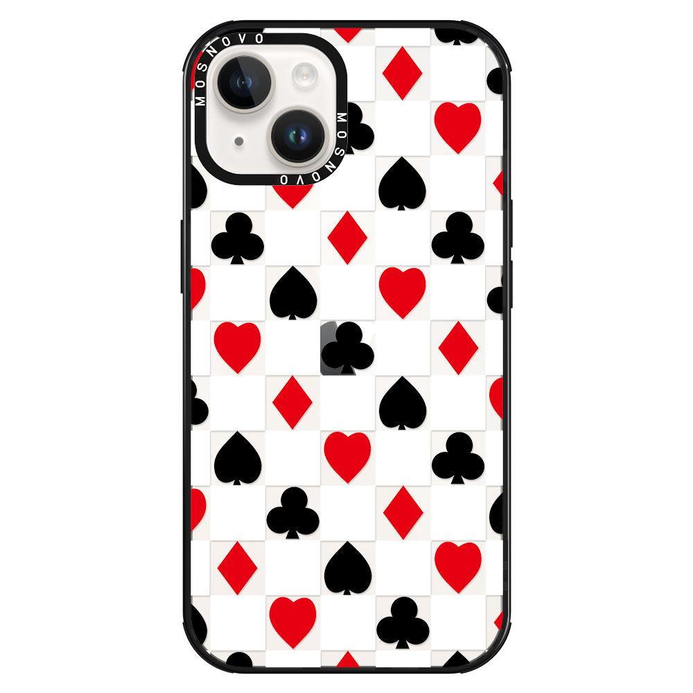 Checker Poker Phone Case - iPhone 14 Case - MOSNOVO