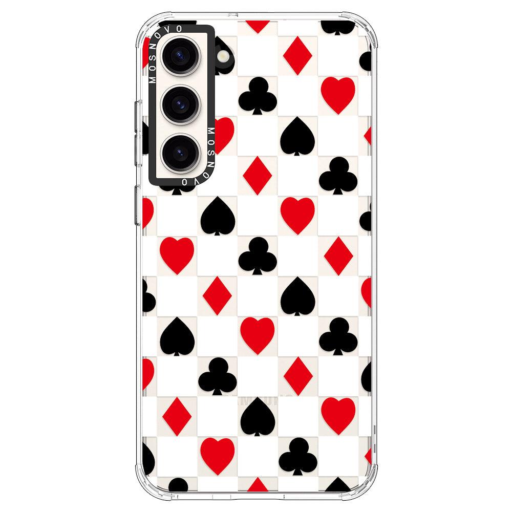 Checker Poker Phone Case - Samsung Galaxy S23 Case - MOSNOVO