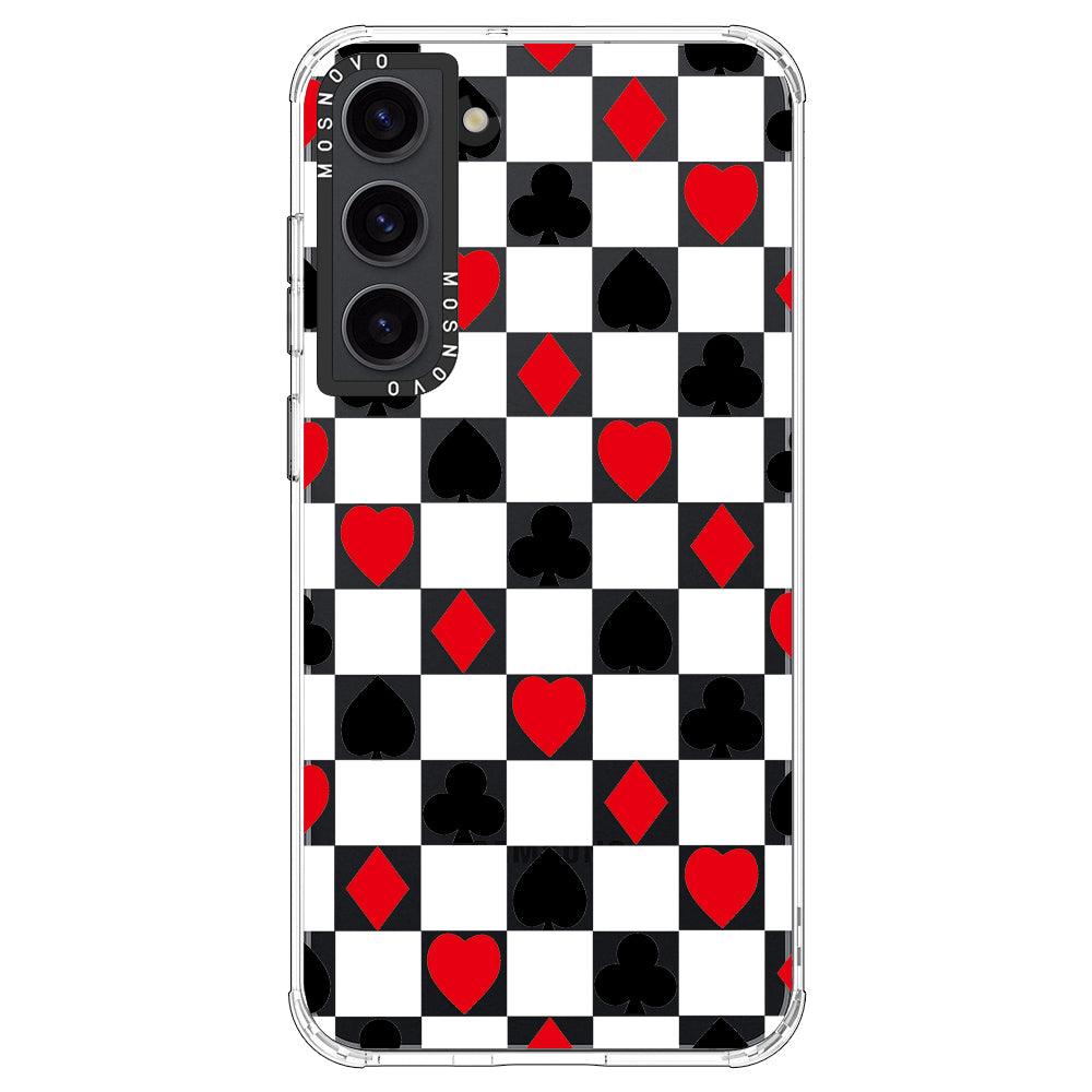 Checker Poker Phone Case - Samsung Galaxy S23 Case - MOSNOVO