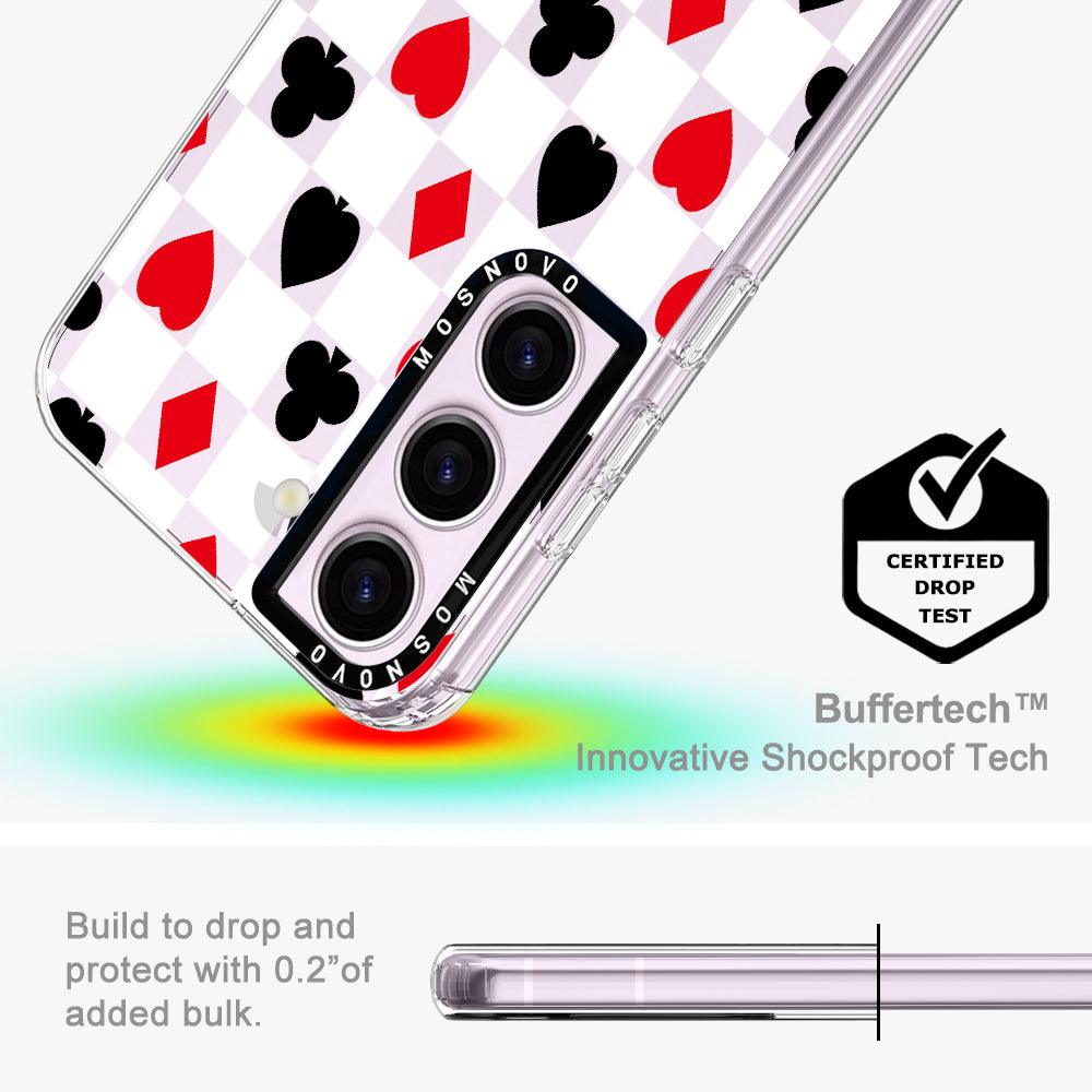 Checker Poker Phone Case - Samsung Galaxy S23 Case - MOSNOVO