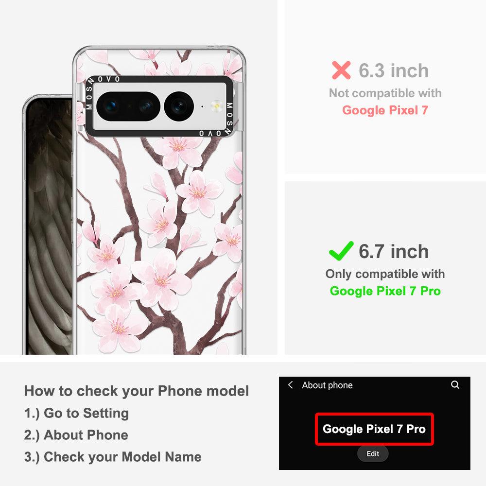 Cherry Blossom Phone Case - Google Pixel 7 Pro Case - MOSNOVO