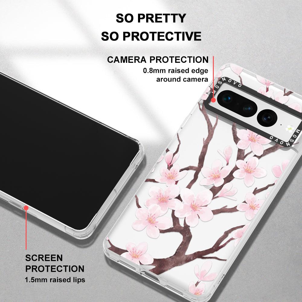 Cherry Blossom Phone Case - Google Pixel 7 Pro Case - MOSNOVO