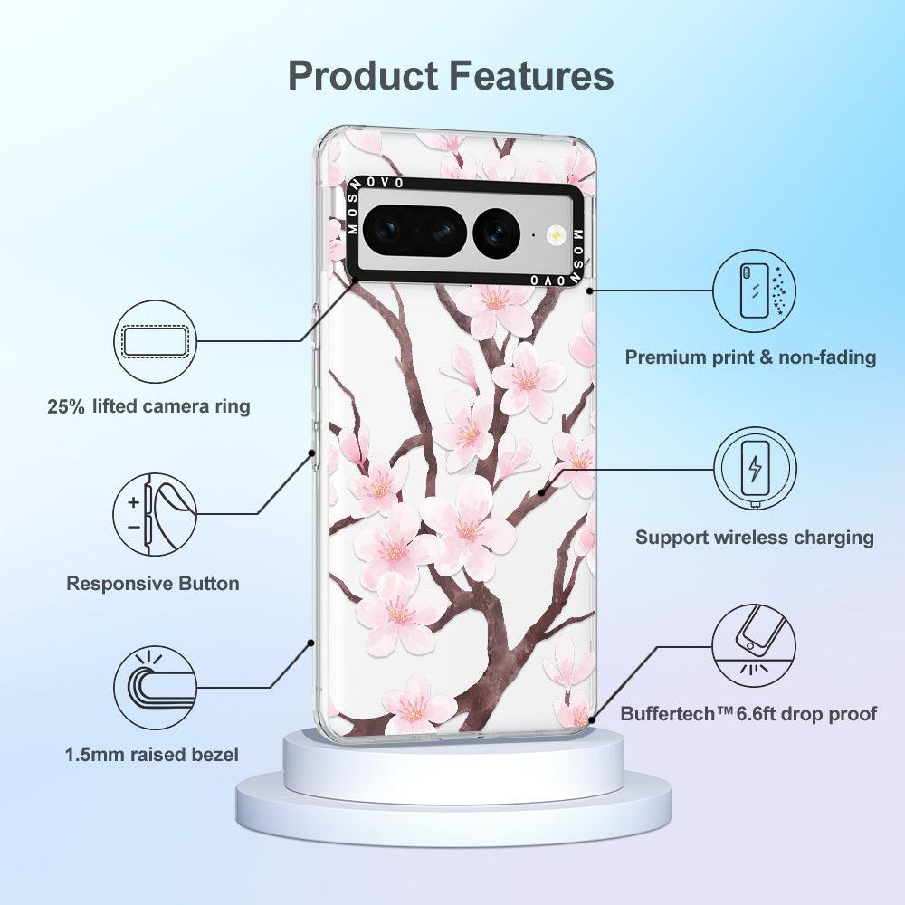 Cherry Blossom Phone Case - Google Pixel 7 Pro Case - MOSNOVO