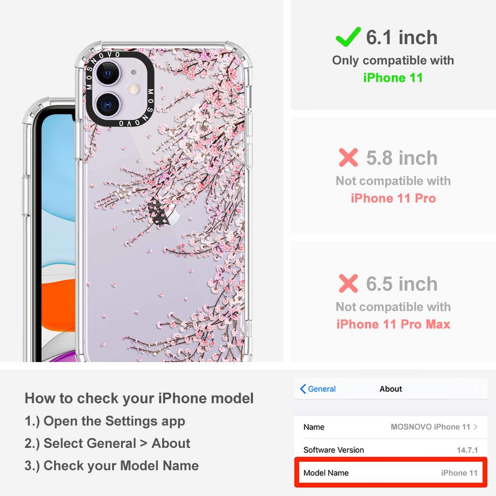 Cherry Blossom Phone Case - iPhone 11 Case - MOSNOVO