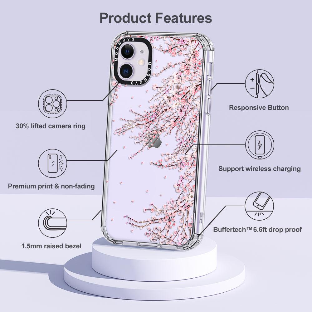 Cherry Blossom Phone Case - iPhone 11 Case - MOSNOVO