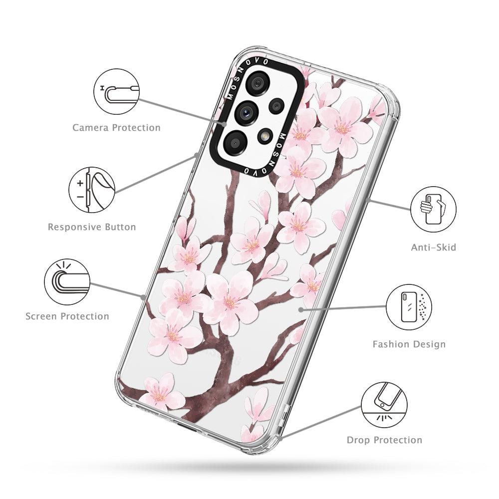 Cherry Blossom Phone Case - Samsung Galaxy A53 Case - MOSNOVO