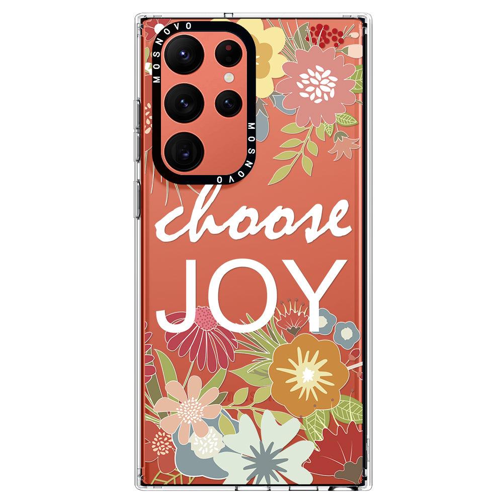 Choose Joy Phone Case - Samsung Galaxy S22 Ultra Case - MOSNOVO